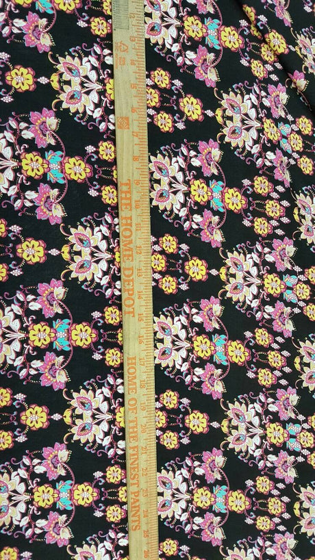 Rayon Floral Print Fabric
