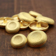 Metal Coat Button Gold Shank 4-Pack