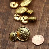Eagle Shank Button Gold