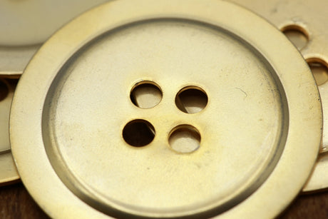 Gold Matte Four-Hole Button 38mm