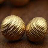 Gold Metal Shank Button 22L 14mm