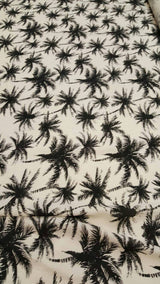 Rayon Challis Palm Print