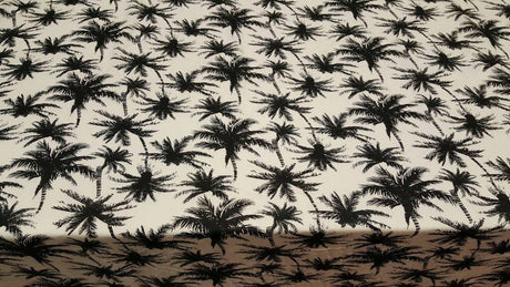 Rayon Challis Palm Print