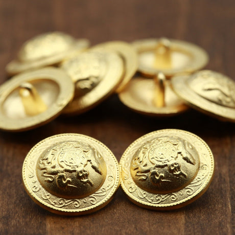 Gold Metal Dome Button 36L