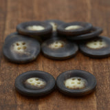 Tortoise Plastic Button 36L 23mm