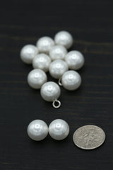Pearl Beads Ivory 11mm Hook