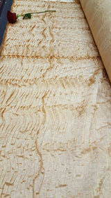 Gold Waves Satin Fabric