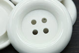 Plastic Button White 50mm Four-Hole