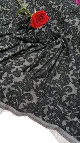 Stretch Black Jersey Knit Fabric