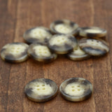 Beige Four-Hole Button 20mm