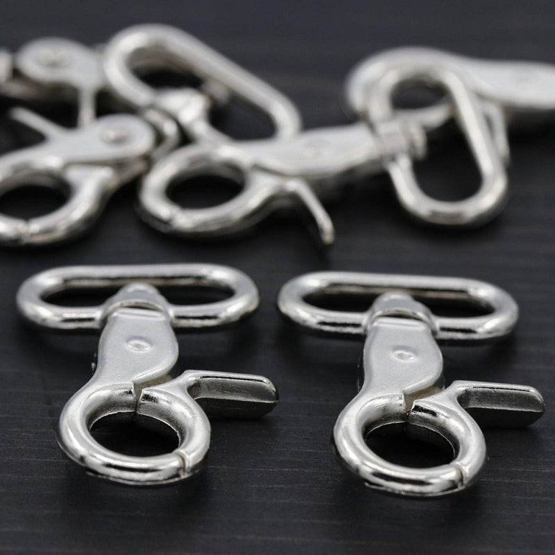Lobster Swivel Clasp Nickel Plated