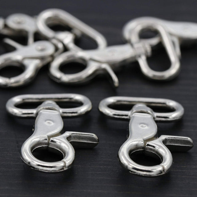 Lobster Swivel Clasp Nickel Plated