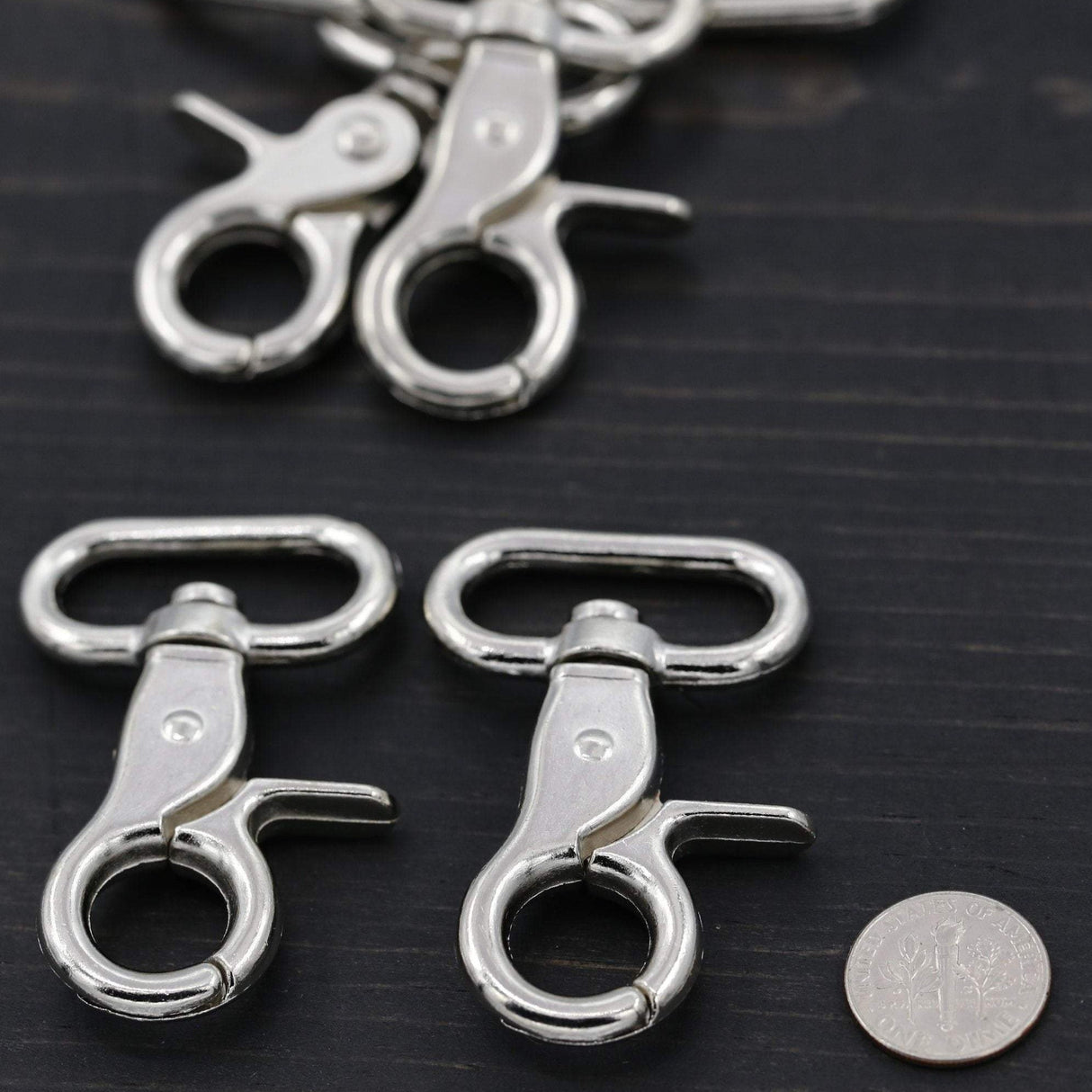 Lobster Swivel Clasp Nickel Plated