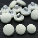 Bridal Satin Metal Backing Button
