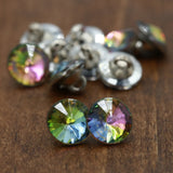 Iridescent Acrylic Plastic Button 18L