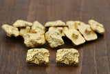 Gold Plastic Shank Button