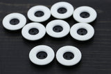 Plastic Button Black White 18mm 2-Hole