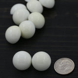 Faux Pearl Button Ivory 18mm Shank