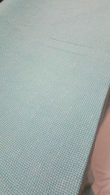 Rayon Challis Japanese Inspired Print Sage Off White
