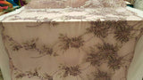 Beaded Bridal Lace Mauve 3D Floral