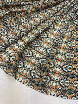 Rayon Challis Paisley Print Fabric