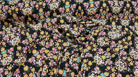 Rayon Floral Print Fabric