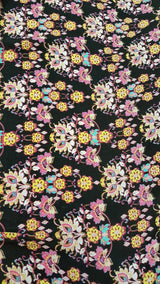 Rayon Floral Print Fabric