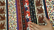 Rayon Challis Small Flower Print Multicolor