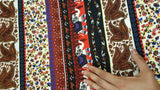 Rayon Challis Small Flower Print Multicolor