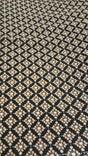 Rayon Challis Tiny Floral Print Black