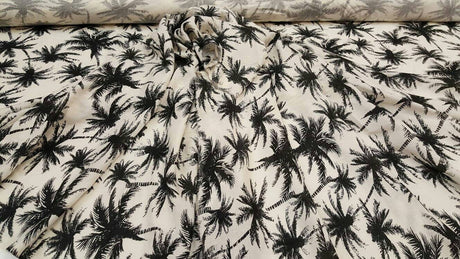 Rayon Challis Palm Print