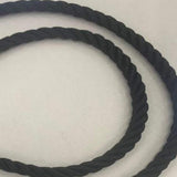 Satin Rope Cord Trim Black 1/4 Inch