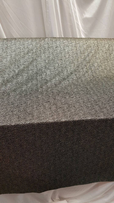 4 Way Stretch Glitter Fabric Black Gold
