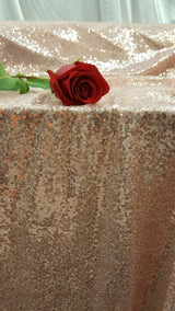 Sequin Mesh Fabric Champagne Gold