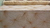Gold Glitter Lace Stars Fabric