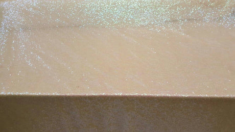 White Iridescent Sequin Hologram Fabric