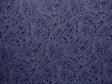 Navy And White Paisley Polyester Spandex Fabric - Navy And White Paisley Print, 58"/60" Width (Yards)