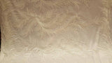 Clear Sequin Bridal Lace Off White
