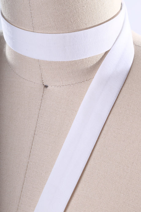 Fold Over Elastic White 5/8 Inch