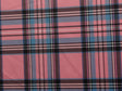 Pink Tartan Plaid Spandex Fabric - Pink Tartan Plaid, 58"/60" Width (1 Yard)
