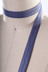 Fold Over Elastic Indigo Blue 5/8"