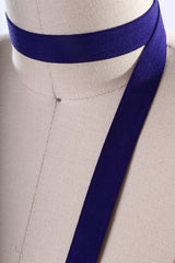 Fold Over Elastic Dark Purple 5/8"