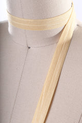 Fold Over Elastic Trim Butter Yellow 5/8