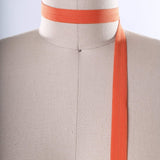 Fold Over Elastic Trim Orange 5/8"