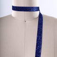 Glitter Elastic Royal Blue 2 Yards