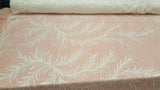 Clear Sequin Bridal Lace Off White