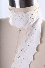 Eyelet Cotton Lace Trim Ivory 2 Inch