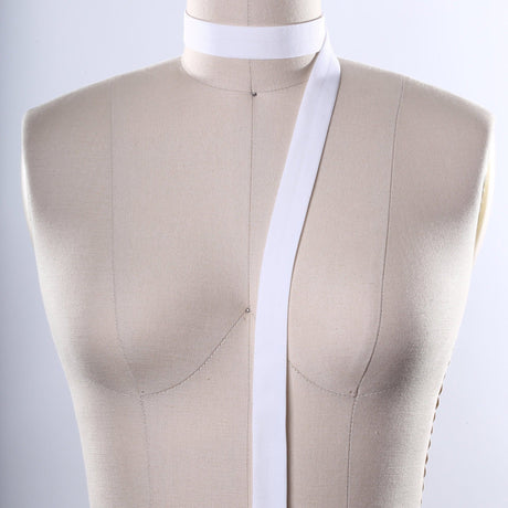 Fold Over Elastic White 5/8 Inch