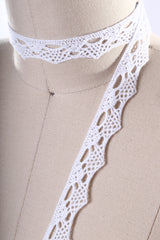 Cotton Cluny Lace Trim White 3/4"