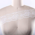 Floral Lace Trim White 2 Yards